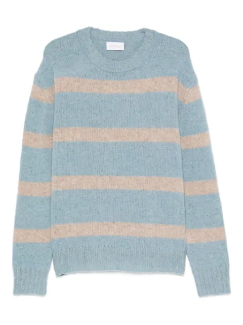 Diana Studio striped crew-neck sweater Blue DW26M050008