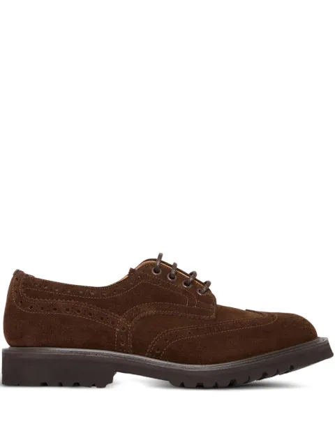 Tricker's brogue lace-up shoes Brown 5633TBCCHOCOLATEREPELLO