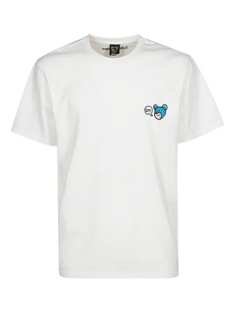 INBETWEENERS bear-patch T-shirt White F4TWUATH024