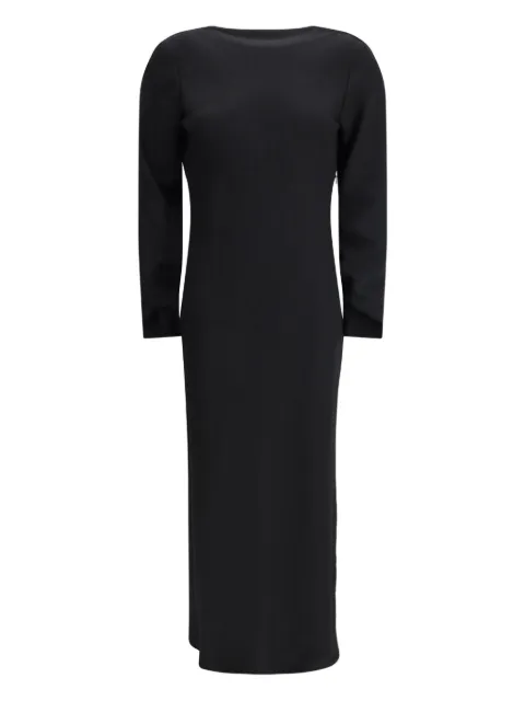 CRIDA long-sleeve midi dress Black TUNISI