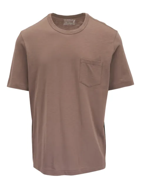 FAHERTY chest-pocket T-shirt Brown MKS2519WUB