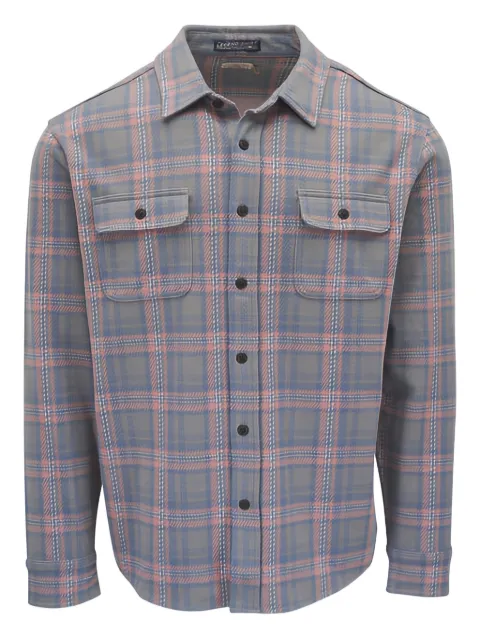 FAHERTY patch-pocket check-pattern shirt Grey MXC0002FEP