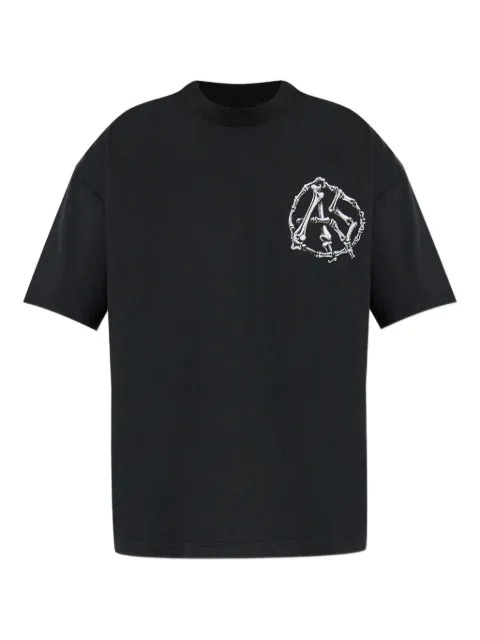 AllSaints anatomica graphic t-shirt Black ANATOMICAM046PD