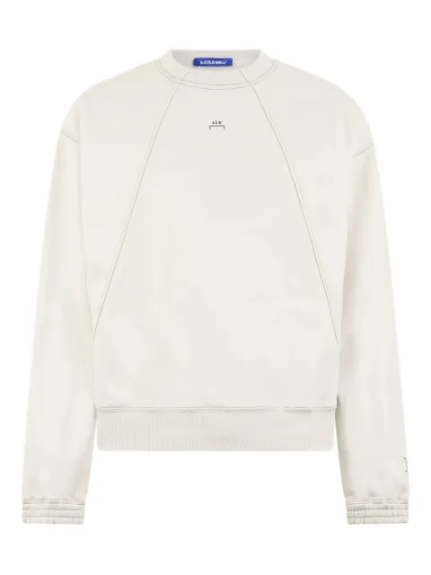 A-COLD-WALL* panelled cotton sweatshirt White ACWMW2300005
