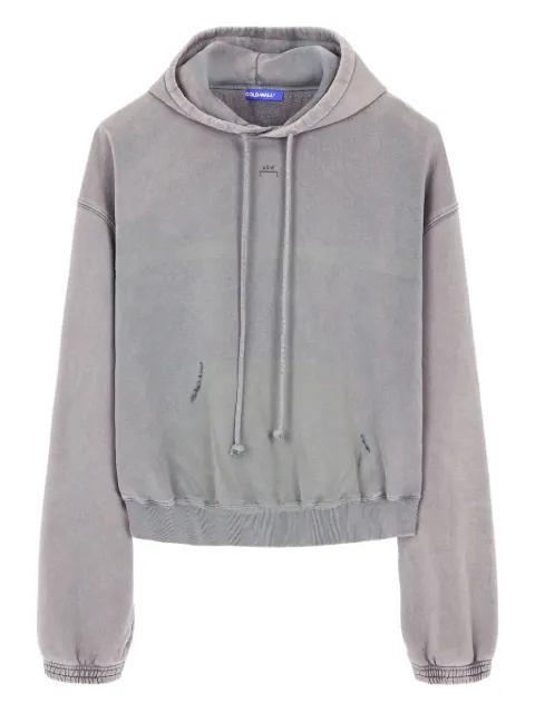 A-COLD-WALL* distressed cotton hoodie Grey ACWMW2220045