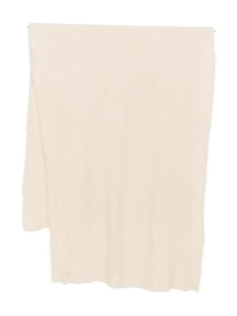 Faliero Sarti frayed scarf Neutrals I260461NUOVOPEDRO