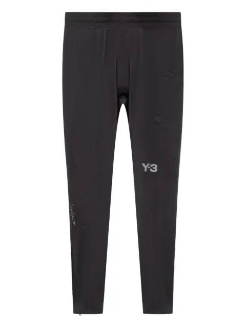 Y-3 logo-detail leggings Black JX4805