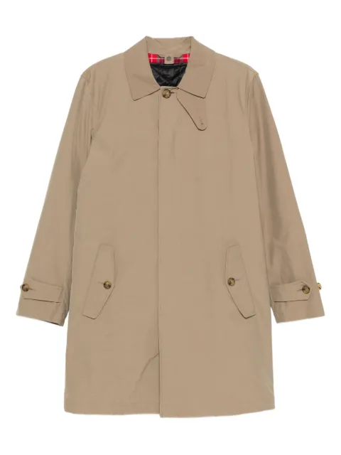 Baracuta button-fastening flap-pockets trench coat Neutrals BRCPS1146BCNY1