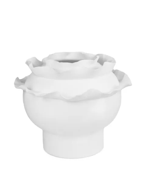 BACI MILANO porcelain vase White VAS2FOR01