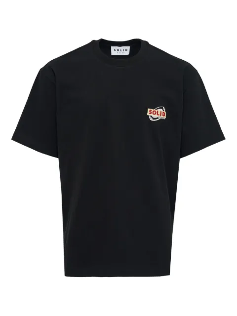 SOLID HOMME Rainbow Cake T-shirt Black S253TS60756B