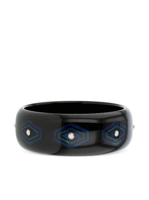 Mark Davis 18K yellow gold bakelite bracelet Black 41151085