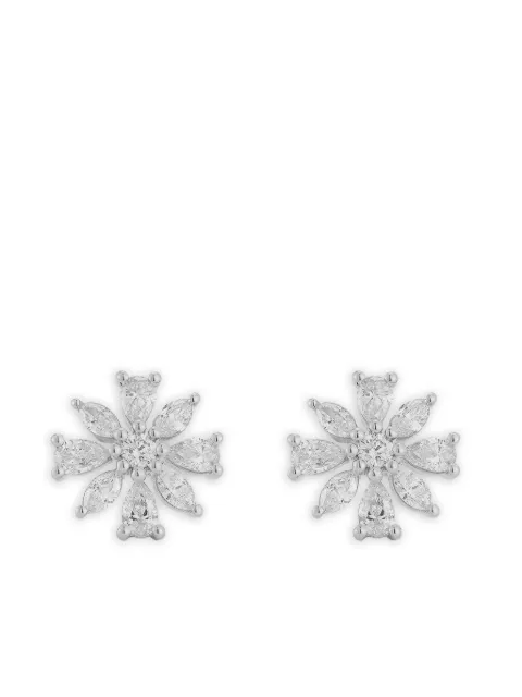 Dana Rebecca Designs 14K white gold Alexa Jordyn diamond stud earrings Silver E5493