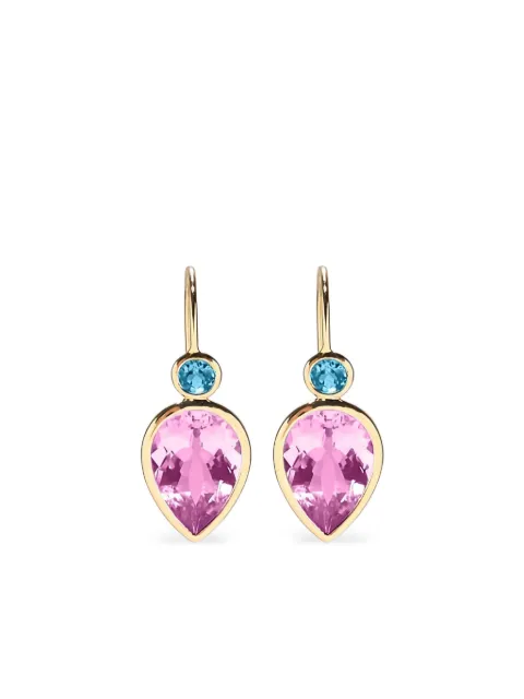 Lizzie Fortunato 14K yellow gold Hera topaz earrings Gold FINECLSCE001A