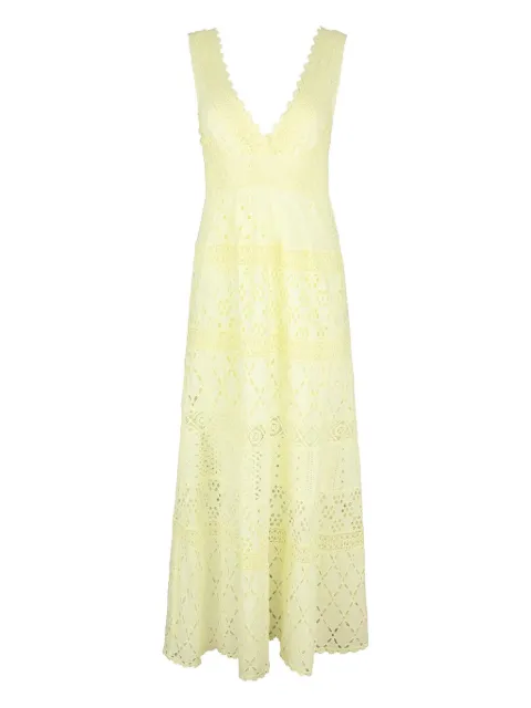 Temptation Positano Paglia dress Yellow PAGLIALONGGIALLO