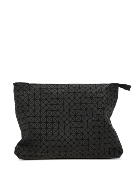 Bao Bao Issey Miyake geometric-print zip clutch bag Black BB59AG221