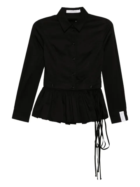 Rokh peplum-hem shirt Black R0CA309