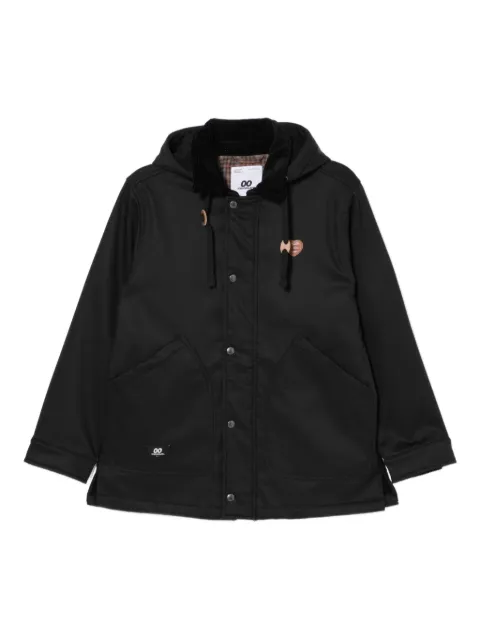CHOCOOLATE heart-patch jacket Black B1XJKW00509XPBKX
