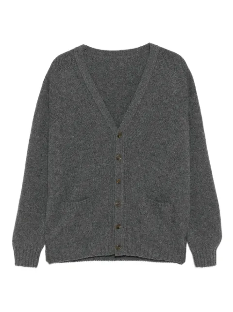 Bless sphere-pad cardigan Grey 5081PEARLPADCARDIGANHAR