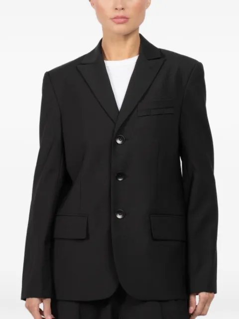 Tibi button-fastening flap-pocket blazer Black T000TW8265