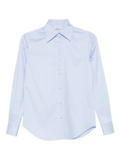 Mazzarelli long-sleeve button-up shirt Blue GEAC100