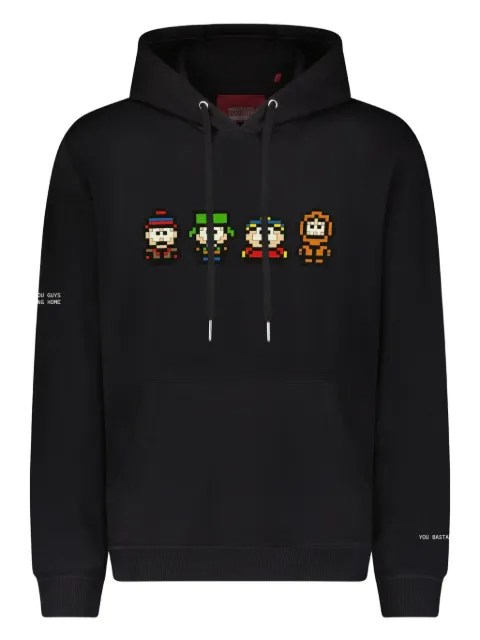 Mostly Heard Rarely Seen 8-Bit 8-bit printed long-sleeve hoodie Black MHEB02BFKH06