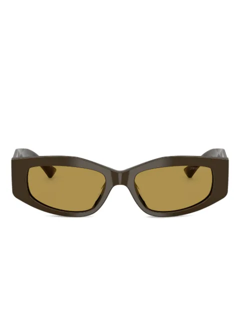 Jimmy Choo Eyewear geometric-frame sunglasses Brown JC5046BU50602