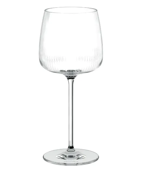 Villeroy & Boch linear-etched wine glasses (set of four) White 1137218110