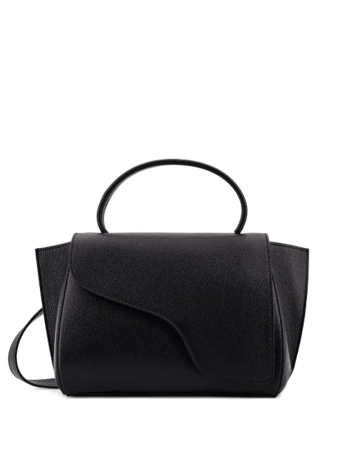 ATP Atelier curved-flap handbag Black 123083