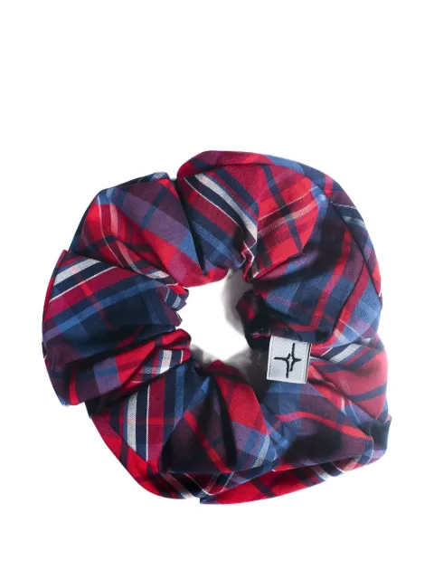 SPARK LE MONDE check-pattern scrunchie Red SPARKHIERED1280