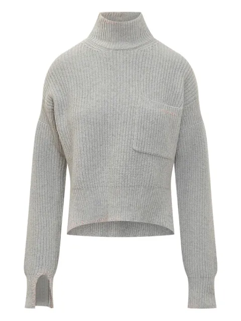 Marni turtleneck pocket sweater Grey DVMD0146Q2UFH301