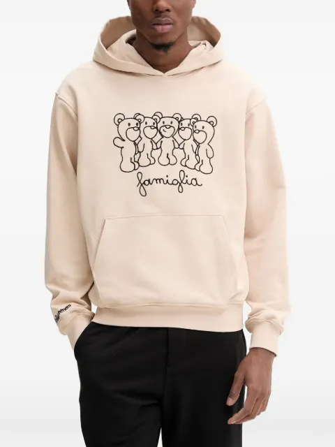 INBETWEENERS bear graphic-print hoodie Neutrals S5TWUAHS029