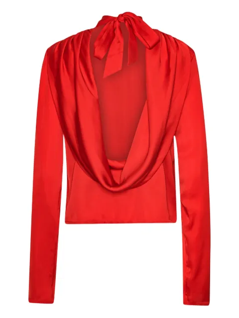 ROTATE BIRGER CHRISTENSEN cowl-back top Red 1146433017
