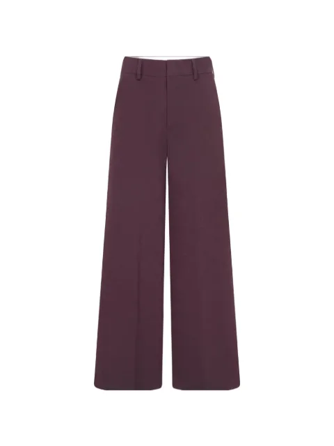 ROSSI belt loops palazzo pants Purple 0070269545
