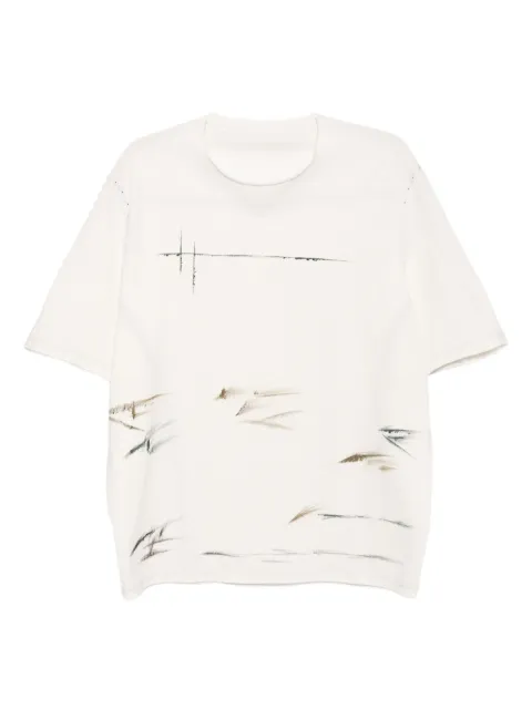 Devoa printed T-shirt White CSC2JC1WHT