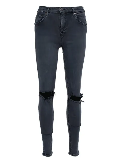 Grlfrnd distressed Candice jeans Grey 430637
