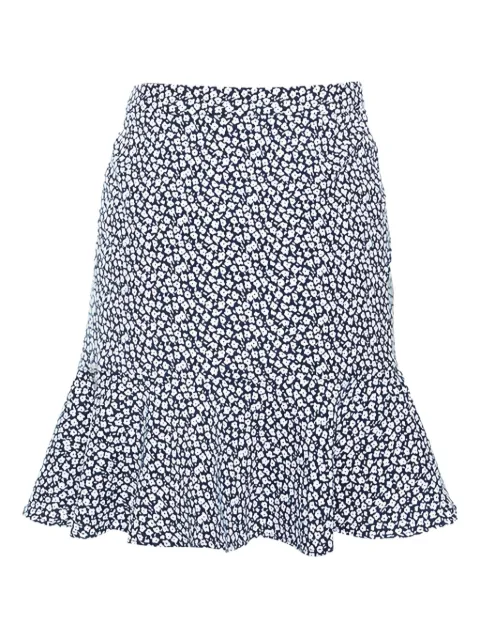 Paul & Joe floral-print ruffled skirt Blue 244338