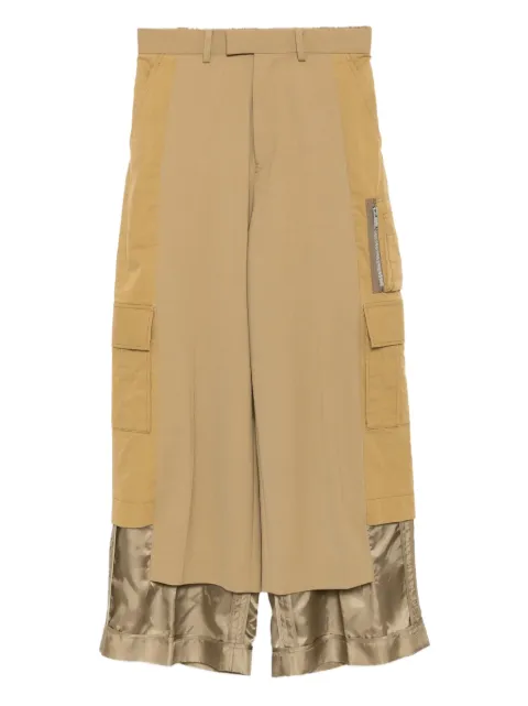 Undercover wool-blended trousers Brown UP2E1508JUN