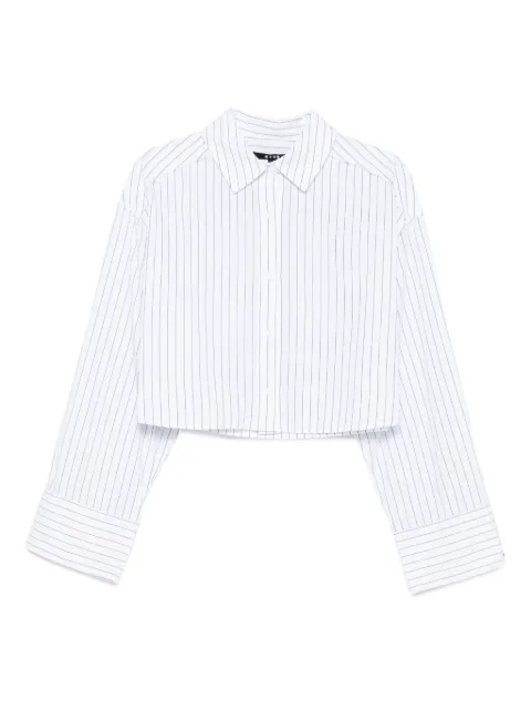 Ksubi striped long-sleeve shirt White WSP25SH004
