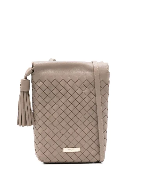 Aspinal Of London Hudson mini crossbody bag Grey 042294635600000