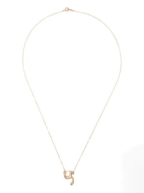 Charlotte Chesnais 18K yellow gold Y diamond necklace Gold FJCO007DIAY
