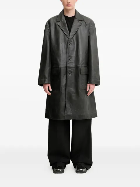 1017 ALYX 9SM leather coat Black AAMOU0547LE01