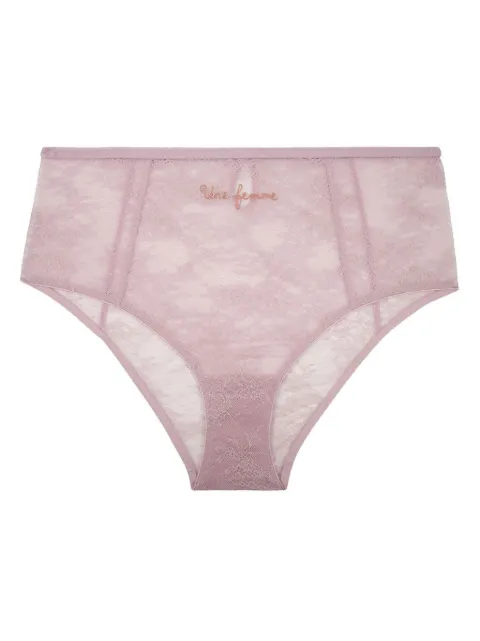 Love Stories floral-lace high briefs Pink L2122027542