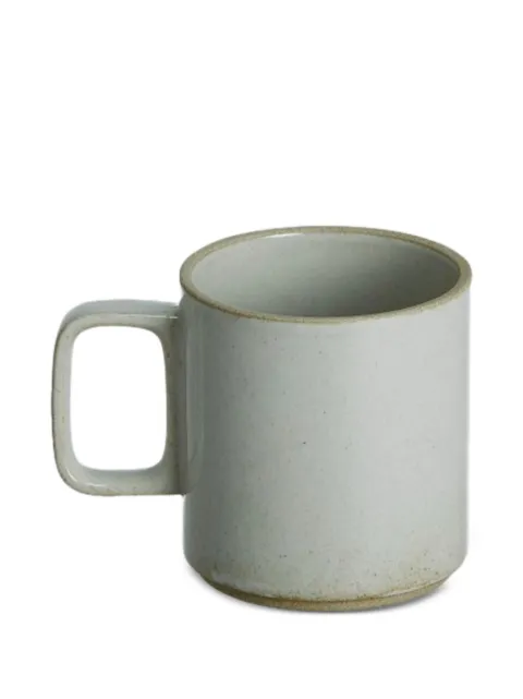 Hasami Porcelain square handle mug Grey HPM020
