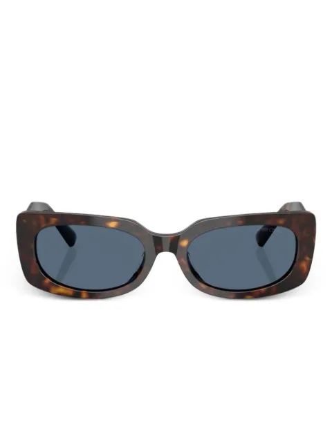 Jimmy Choo Eyewear rectangle-frame sunglasses Brown JC5029U500280