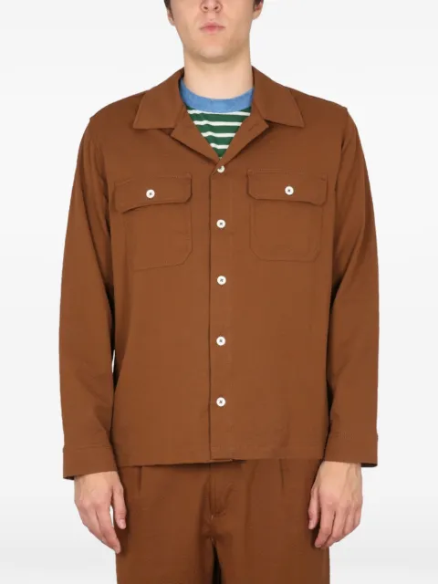 Howlin' pocket buttoned shirt Brown MAGICWORKSHIRTWALNUT