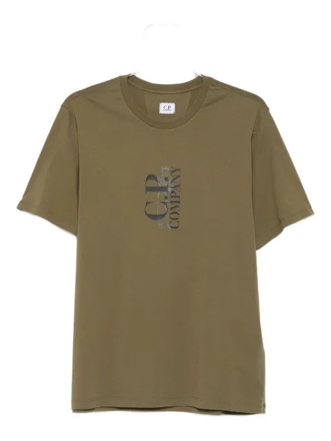 C.P. Company logo-print T-shirt Green 19CMTS091A005100W