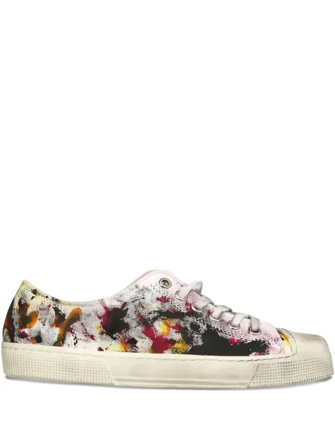 METAL GIENCHI x Jean Michel lace-up sneakers White GXUSHALOW0CAN0B001
