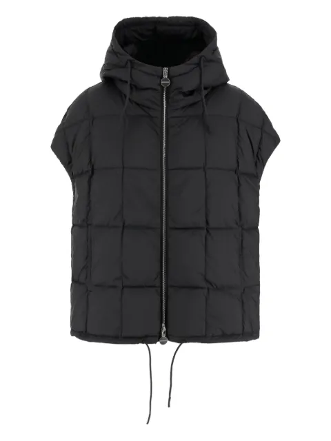 Ienki Ienki Cozy Arco hooded quilted vest Black COZYARCOVEST