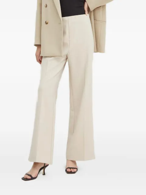 Sandro Ferrone pressed-crease trousers Neutrals SFS18XB