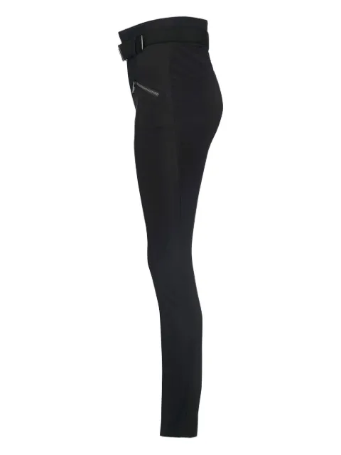 Toni Sailer belted zip-detail ski trousers Black 322225